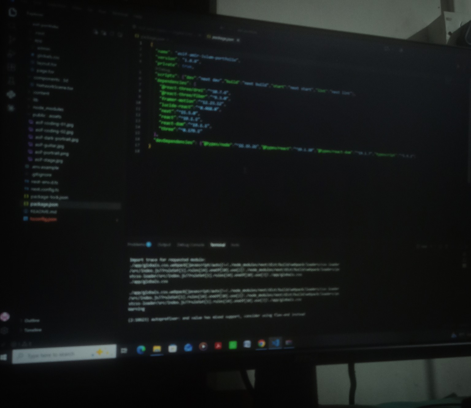 Asif building a website
